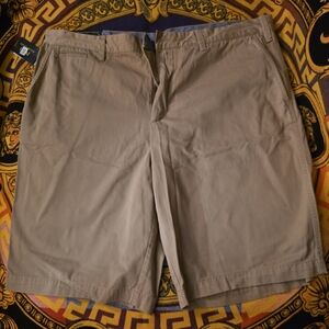 Ralph Lauren Men's Tan Flat Front Shorts